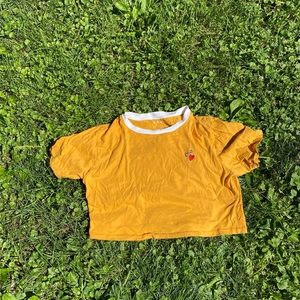 Yellow Crop Top